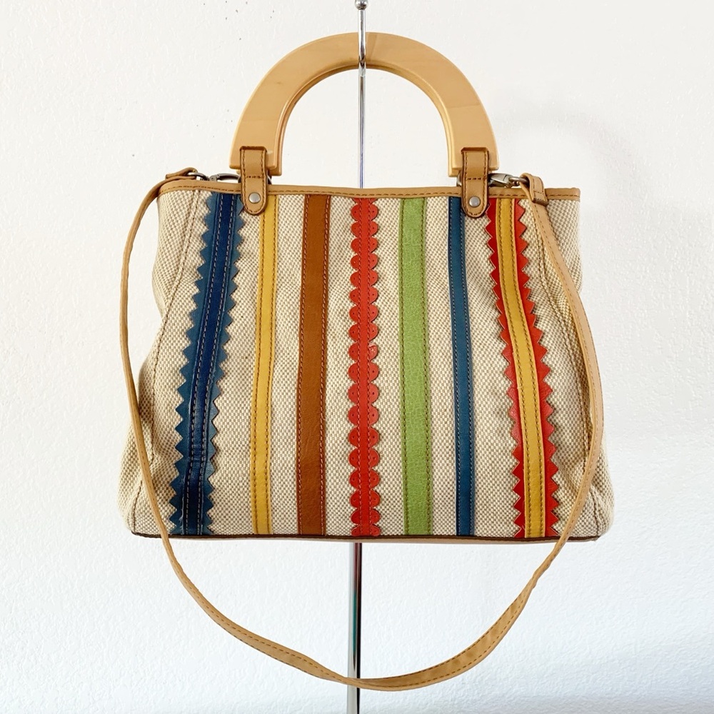 Relic Marley Natural Stripe Multicolor Women's Crossbody Handbag